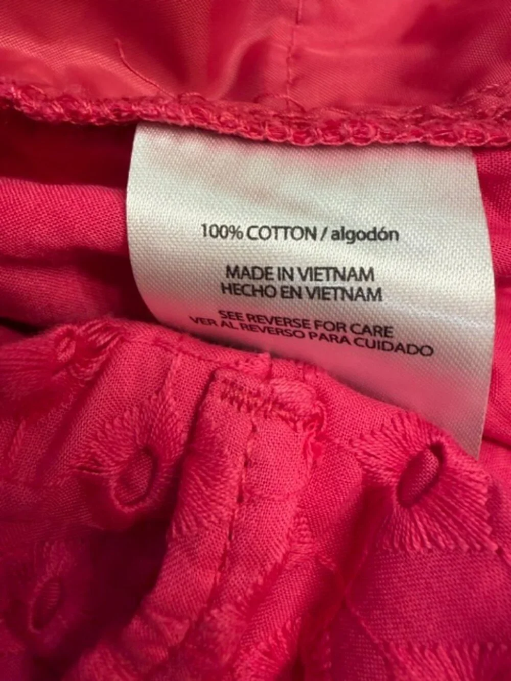 NWT Womens THE LIMITED Hot Pink Eyelet Tailored Shorts Sz 4 ElleWoods Barbiecore
